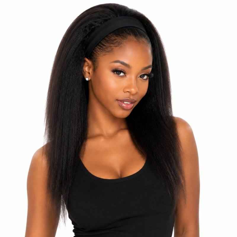 Kinky Straight Headband Wig