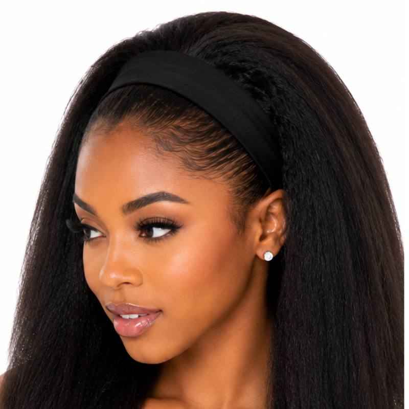 Kinky Straight Headband Wig