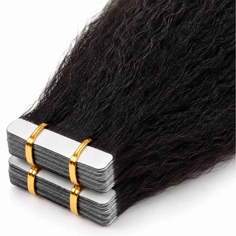 Kinky Straight Tape-In Extensions