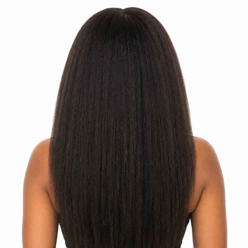 Effortlessly Glamorous with the Kinky Straight U-Part Wig