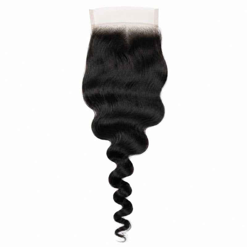 Loose Wave 4x4 Transparent Lace Closure