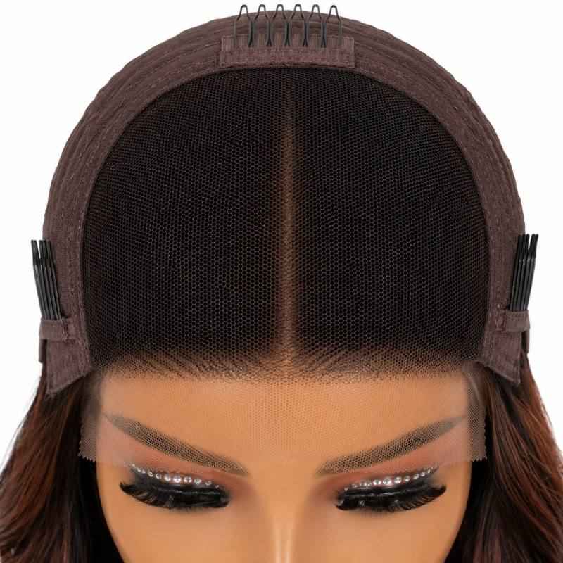 Ultimate Glueless HD Closure Wig for Effortless Beauty