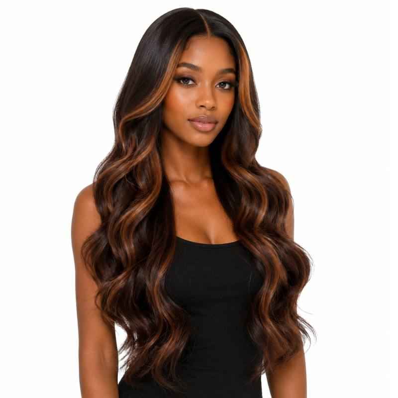 Ultimate Glueless HD Closure Wig for Effortless Beauty