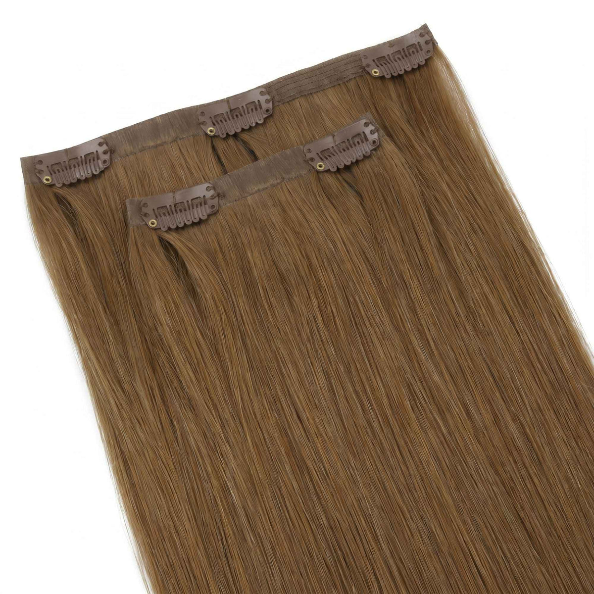 Medium Chestnut Brown Seamless Clip-ins