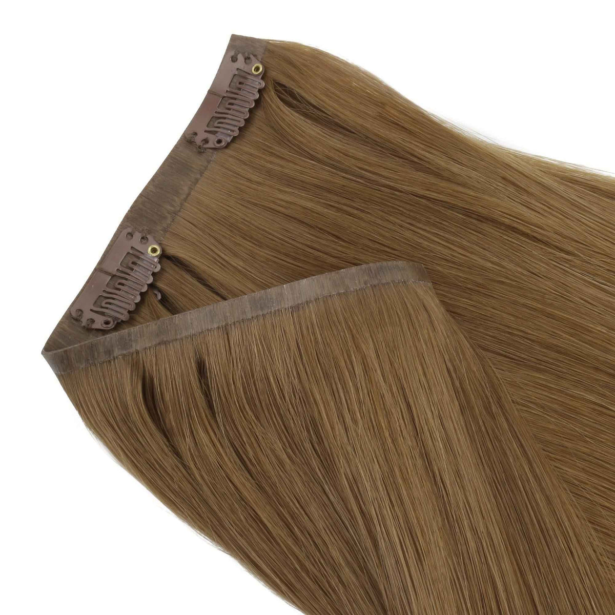 Medium Chestnut Brown Seamless Clip-ins