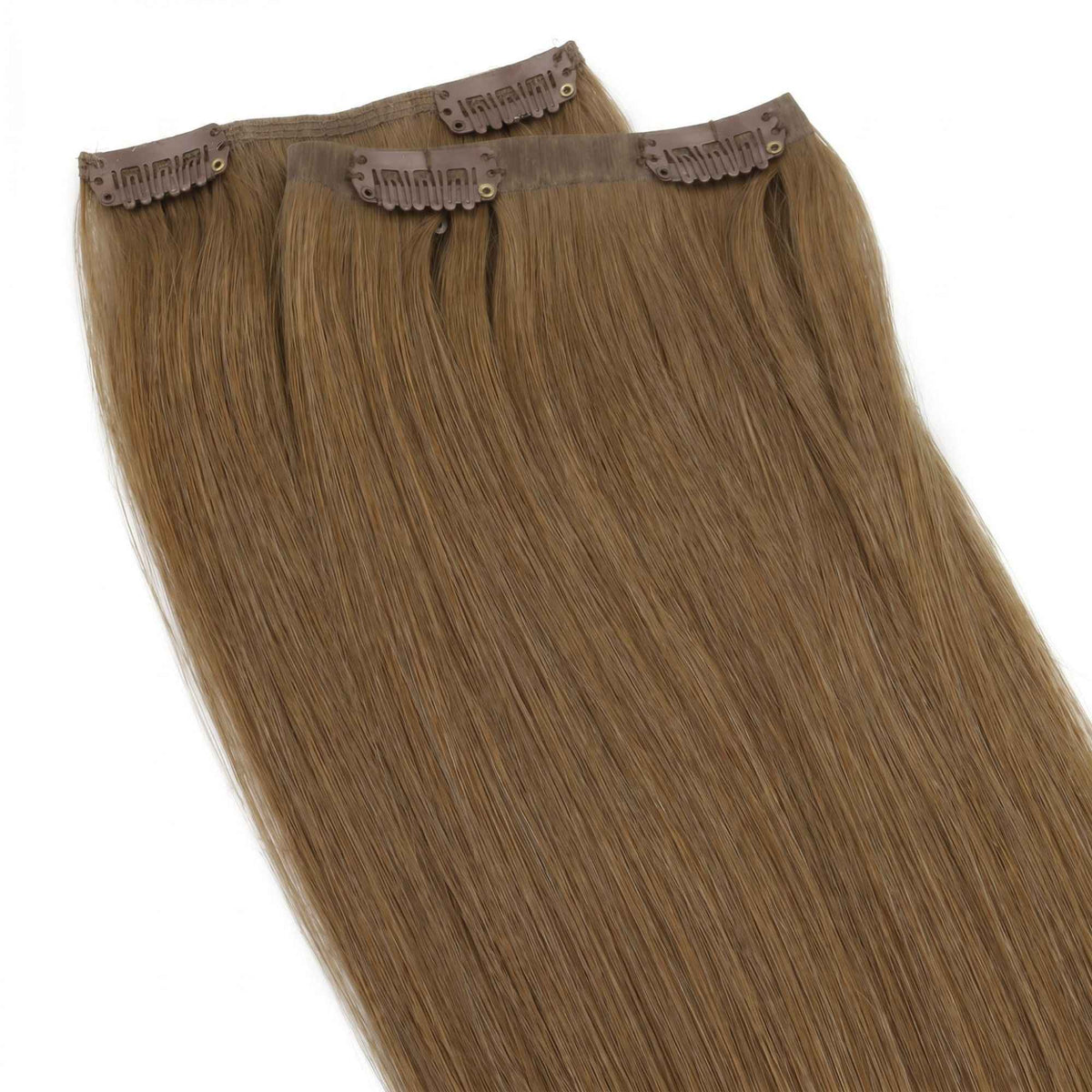 Medium Chestnut Brown Seamless Clip-ins