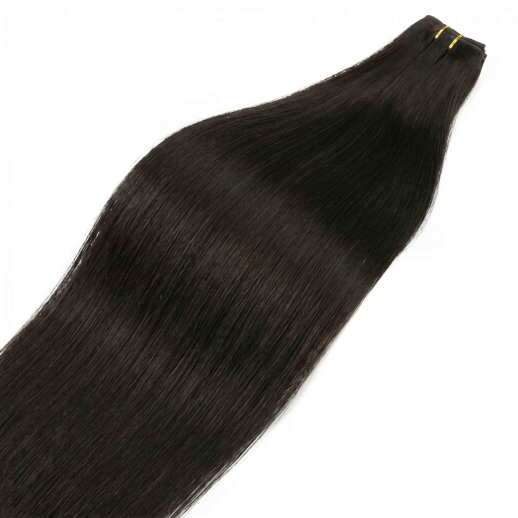 Off Black Invisible Clip-ins