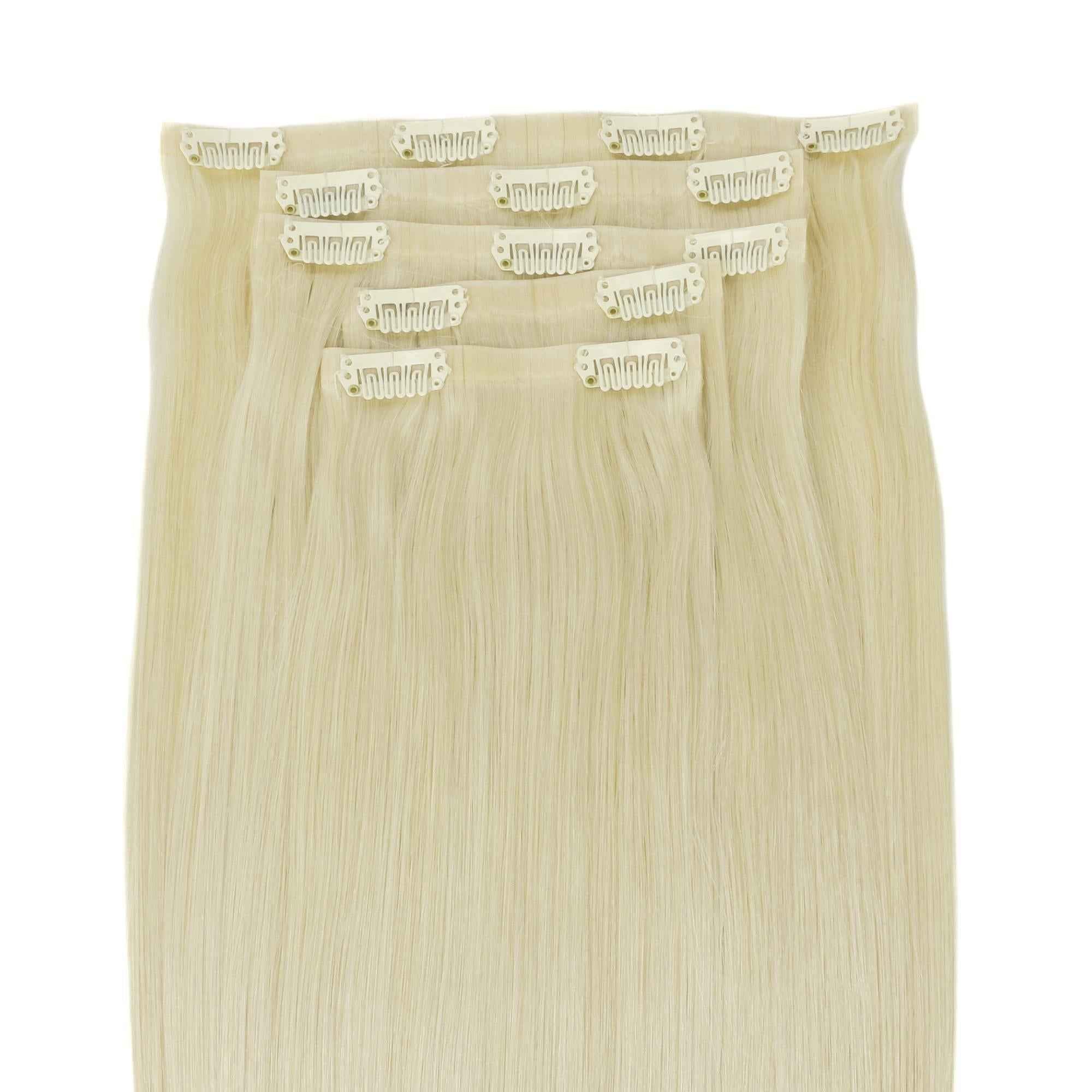 Platinum Blonde Invisible Clip-ins