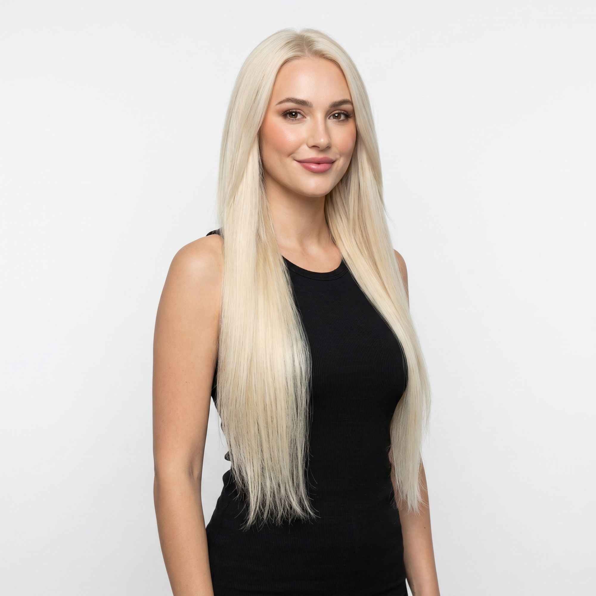 Platinum Blonde Seamless Clip-ins