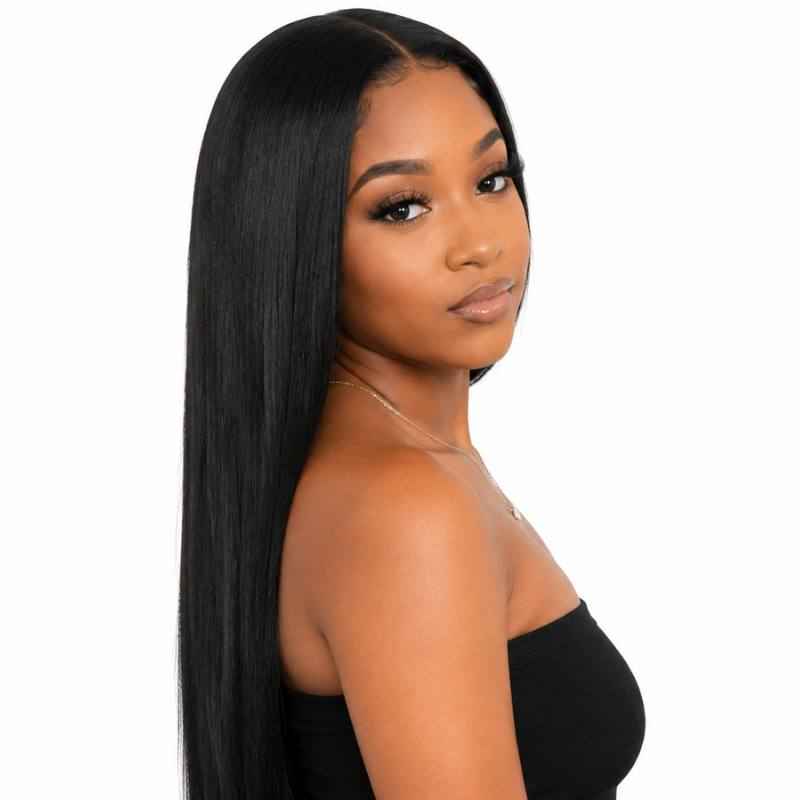 Straight U-Part Wig
