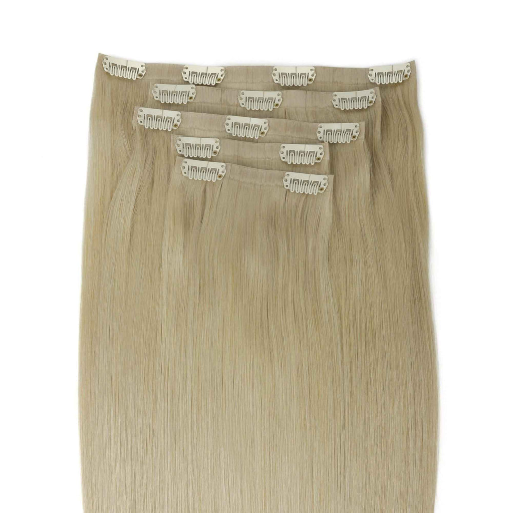 Warm Honey Blonde Invisible Clip-ins
