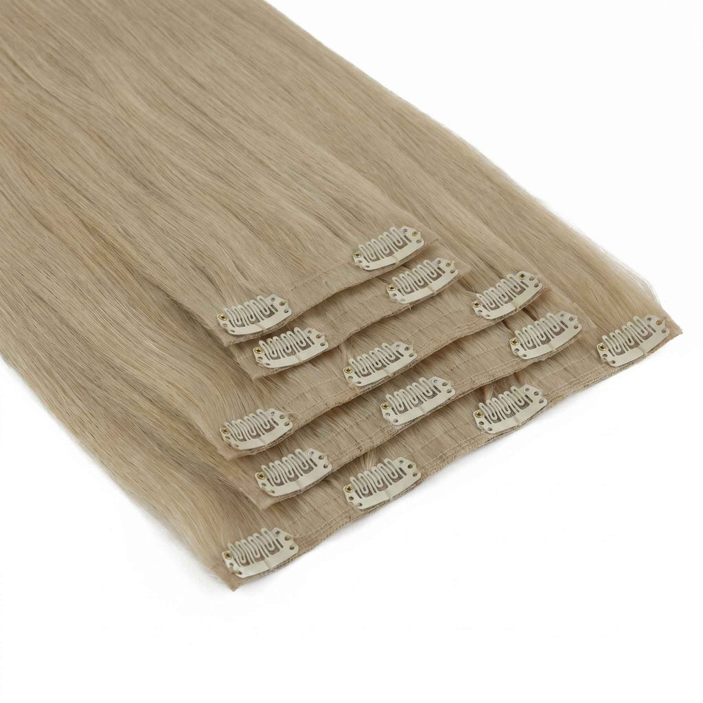 Transform Your Look with Warm Honey Blonde Clip-In Extensions