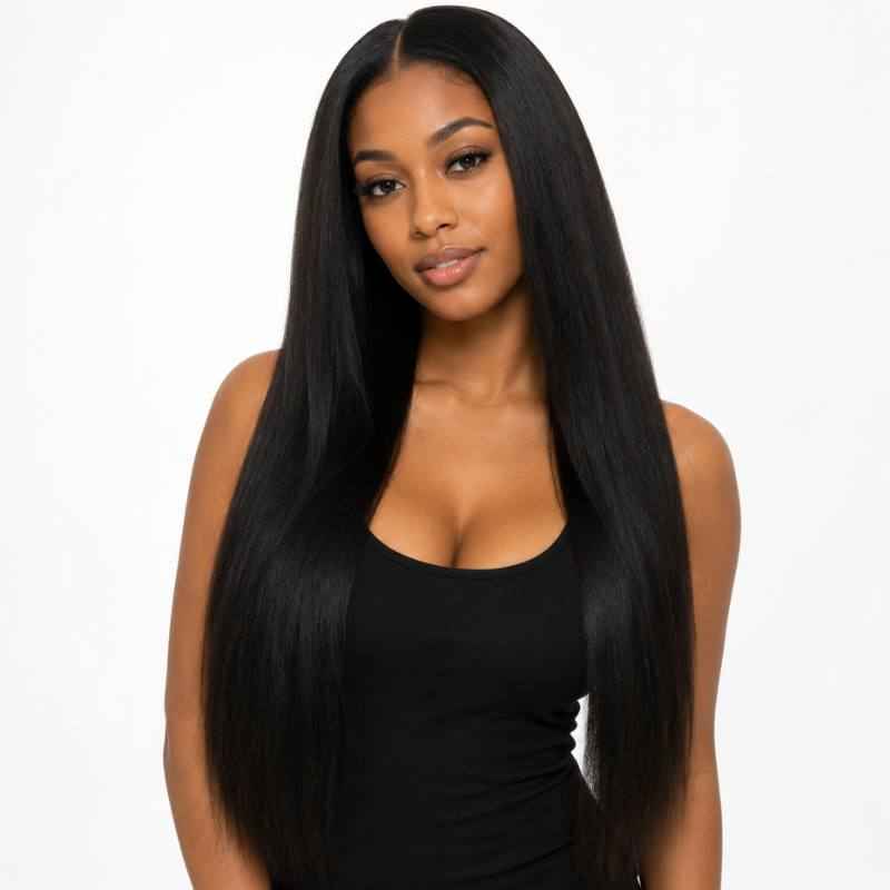 Yaki Straight Human Hair Bundles