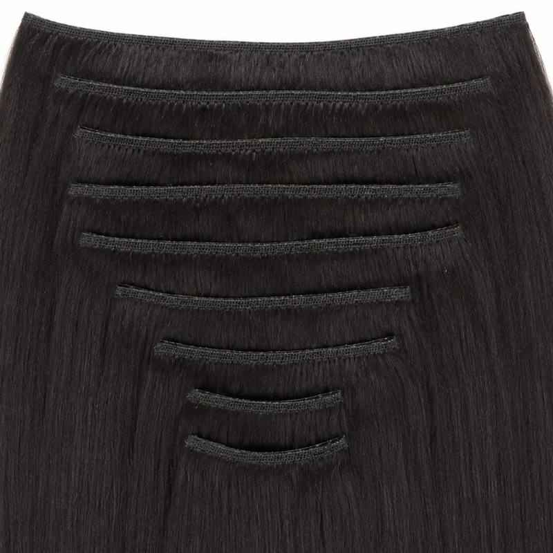 Yaki Straight Clip-In Extensions: Effortless Volume and Length in Minutes