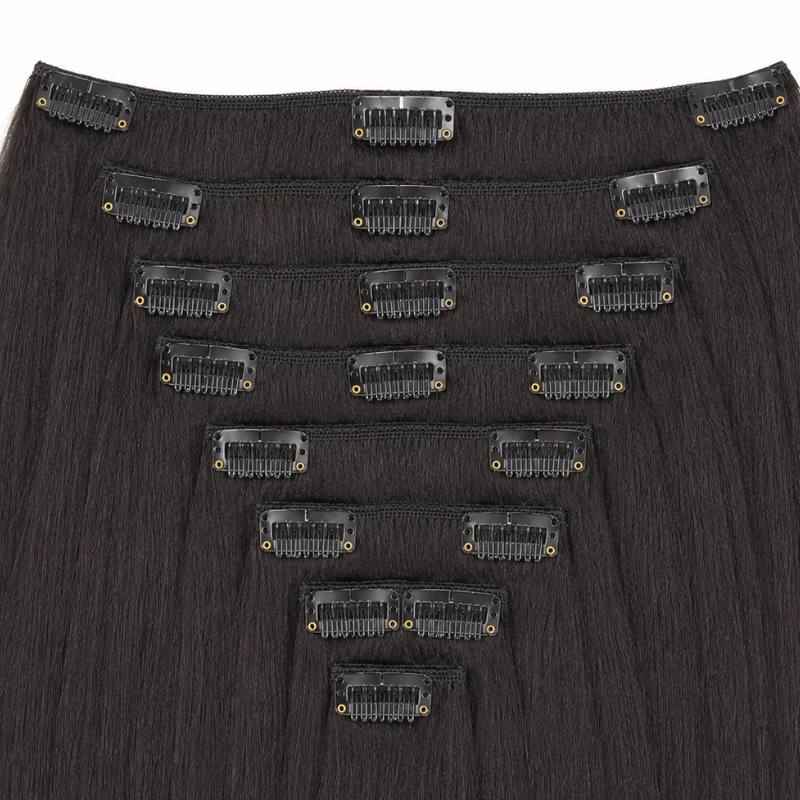 Yaki Straight Clip-In Extensions: Effortless Volume and Length in Minutes