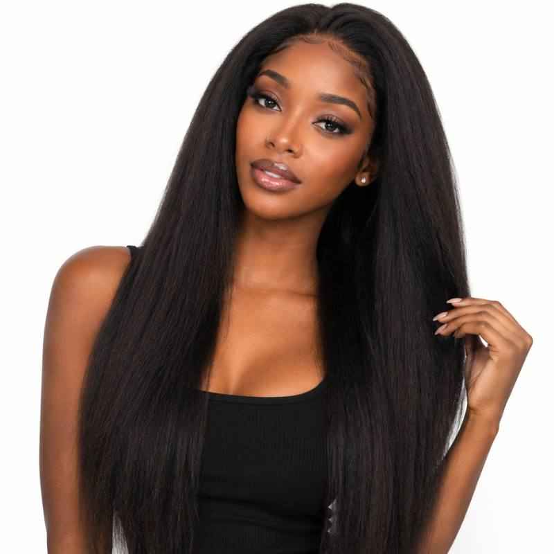Yaki Straight Half Wig