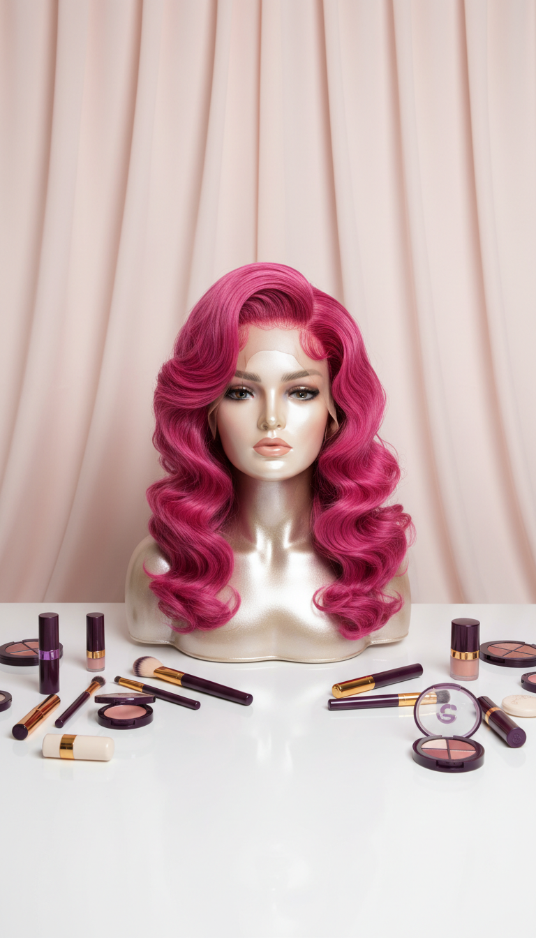 Electric Fuchsia Statement Wig Unit - Buti Bar