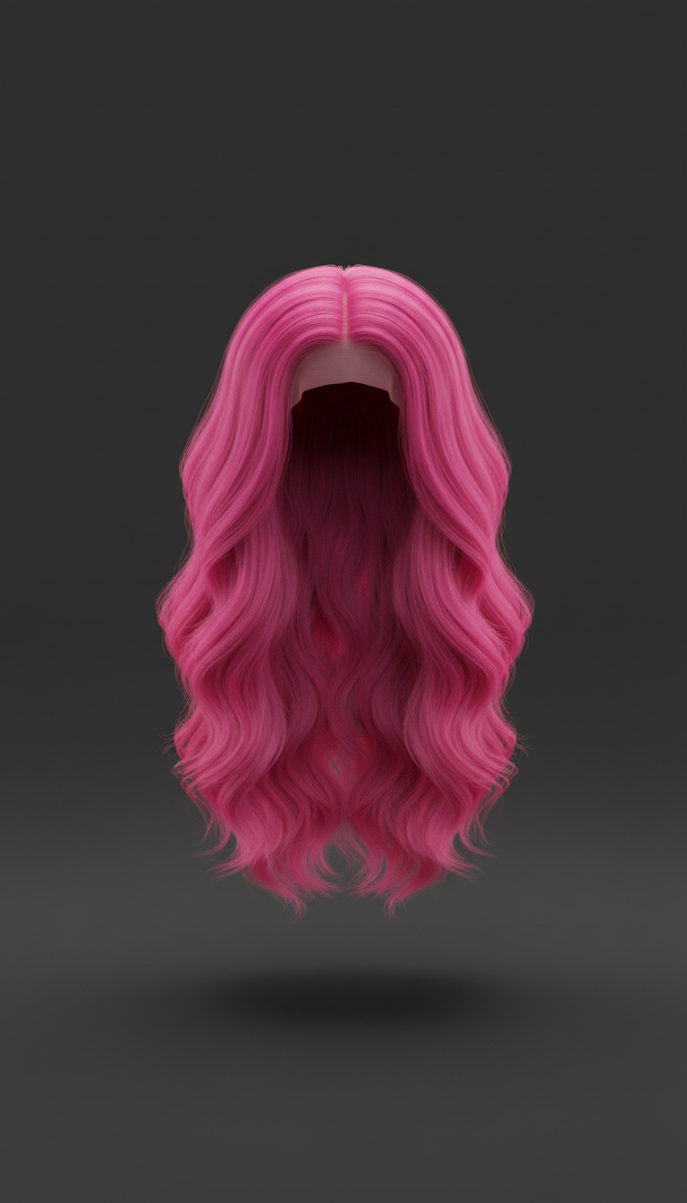 Vivid Fuchsia lace front wig - Buti Bar